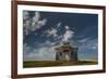 North Dakota, Abandoned Township Hall on the North Dakota Prairie-Judith Zimmerman-Framed Photographic Print