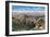 North Dakota, Aerial View of Cedar Canyon from US Hwy 10, Badlands-Lantern Press-Framed Art Print