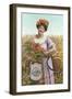 North Dakota Belle, with sickle-null-Framed Art Print