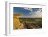 North Dakota, Overlooking an Eroded Prairie from an Erosion Formation-Judith Zimmerman-Framed Photographic Print