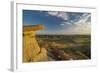 North Dakota, Overlooking an Eroded Prairie from an Erosion Formation-Judith Zimmerman-Framed Photographic Print