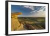 North Dakota, Overlooking an Eroded Prairie from an Erosion Formation-Judith Zimmerman-Framed Photographic Print