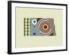 North Dakota State Map-Lanre Adefioye-Framed Giclee Print