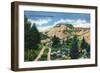 North Dakota, T. Roosevelt National Park View of a Scenic Trail in the Badlands-Lantern Press-Framed Art Print