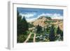 North Dakota, T. Roosevelt National Park View of a Scenic Trail in the Badlands-Lantern Press-Framed Art Print