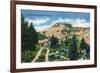 North Dakota, T. Roosevelt National Park View of a Scenic Trail in the Badlands-Lantern Press-Framed Premium Giclee Print