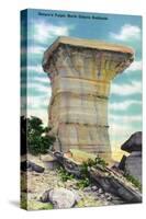 North Dakota, T. Roosevelt National Park View of Nature's Pulpit, Badlands-Lantern Press-Stretched Canvas