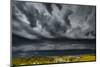 North Dakota, Theodore Roosevelt National Park, Lightening Strike on the Dakota Plains-Judith Zimmerman-Mounted Photographic Print