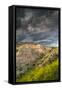 North Dakota, Theodore Roosevelt National Park, Thunderstorm Approach on the Dakota Prairie-Judith Zimmerman-Framed Stretched Canvas