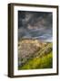 North Dakota, Theodore Roosevelt National Park, Thunderstorm Approach on the Dakota Prairie-Judith Zimmerman-Framed Photographic Print