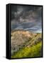 North Dakota, Theodore Roosevelt National Park, Thunderstorm Approach on the Dakota Prairie-Judith Zimmerman-Framed Stretched Canvas