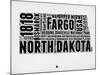 North Dakota Word Cloud 2-NaxArt-Mounted Art Print