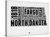 North Dakota Word Cloud 2-NaxArt-Stretched Canvas