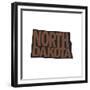 North Dakota-Art Licensing Studio-Framed Giclee Print