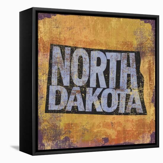 North Dakota-Art Licensing Studio-Framed Stretched Canvas