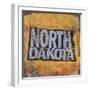 North Dakota-Art Licensing Studio-Framed Giclee Print