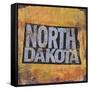 North Dakota-Art Licensing Studio-Framed Stretched Canvas