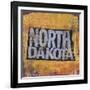 North Dakota-Art Licensing Studio-Framed Giclee Print