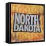 North Dakota-Art Licensing Studio-Framed Stretched Canvas