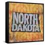 North Dakota-Art Licensing Studio-Framed Stretched Canvas