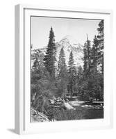 North Dome, 3730 ft., Yosemite-Carleton E Watkins-Framed Giclee Print