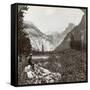 North Dome, Half Dome and Clouds Rest, Yosemite Valley, California, USA, 1902-Underwood & Underwood-Framed Stretched Canvas