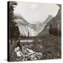 North Dome, Half Dome and Clouds Rest, Yosemite Valley, California, USA, 1902-Underwood & Underwood-Stretched Canvas