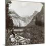 North Dome, Half Dome and Clouds Rest, Yosemite Valley, California, USA, 1902-Underwood & Underwood-Mounted Photographic Print