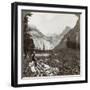 North Dome, Half Dome and Clouds Rest, Yosemite Valley, California, USA, 1902-Underwood & Underwood-Framed Photographic Print