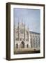 North Door of Westminster Abbey, London, C1810-George Shepherd-Framed Giclee Print