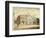 North-East Corner of Wall and William Streets, New York City, 1798 (W/C and Ink on Paper)-Archibald Robertson-Framed Giclee Print