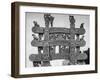 North, East South, West Gates of Sanchi Temple in India-Eliot Elisofon-Framed Photographic Print