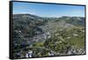 North East Valley, Dunedin, South Island, New Zealand, aerial-David Wall-Framed Stretched Canvas