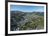 North East Valley, Dunedin, South Island, New Zealand, aerial-David Wall-Framed Premium Photographic Print