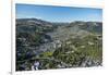 North East Valley, Dunedin, South Island, New Zealand, aerial-David Wall-Framed Photographic Print
