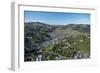 North East Valley, Dunedin, South Island, New Zealand, aerial-David Wall-Framed Photographic Print