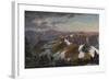 North-East View from the Northern Top of Mount Kosciusko, 1863-Eugene Von Guerard-Framed Giclee Print