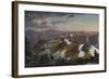 North-East View from the Northern Top of Mount Kosciusko, 1863-Eugene Von Guerard-Framed Giclee Print