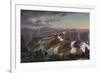 North-East View from the Northern Top of Mount Kosciusko, 1863-Eugene Von Guerard-Framed Giclee Print