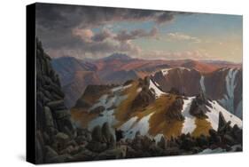 North-east View From the Northern Top of Mount Kosciusko-Eugene Von Guerard-Stretched Canvas