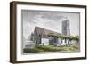 North-East View of All Saints Church, Fulham, London, C1800-null-Framed Giclee Print