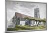 North-East View of All Saints Church, Fulham, London, C1800-null-Mounted Giclee Print