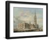 North-East View of Grantham Church, Lincolnshire, C.1797 (W/C over Graphite on Paper)-J. M. W. Turner-Framed Giclee Print