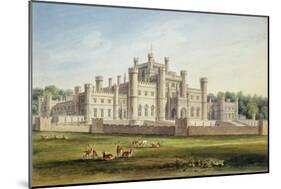 North East View of Lowther Castle, Westmoreland, Seat of the Earl of Lonsdale, 1814-John Buckler-Mounted Giclee Print