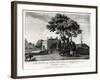 North East View of Sir John Elvil's House on Englefield Green Near Egham in Surry, 1775-Michael Angelo Rooker-Framed Giclee Print