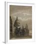 North-East View of St Paul's Cathedral by Moonlight, City of London, 1850-null-Framed Giclee Print