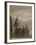 North-East View of St Paul's Cathedral by Moonlight, City of London, 1850-null-Framed Giclee Print