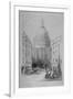 North-East View of St Paul's Cathedral, City of London, 1854-M & N Hanhart-Framed Giclee Print