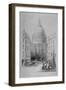 North-East View of St Paul's Cathedral, City of London, 1854-M & N Hanhart-Framed Giclee Print