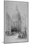 North-East View of St Paul's Cathedral, City of London, 1854-M & N Hanhart-Mounted Premium Giclee Print